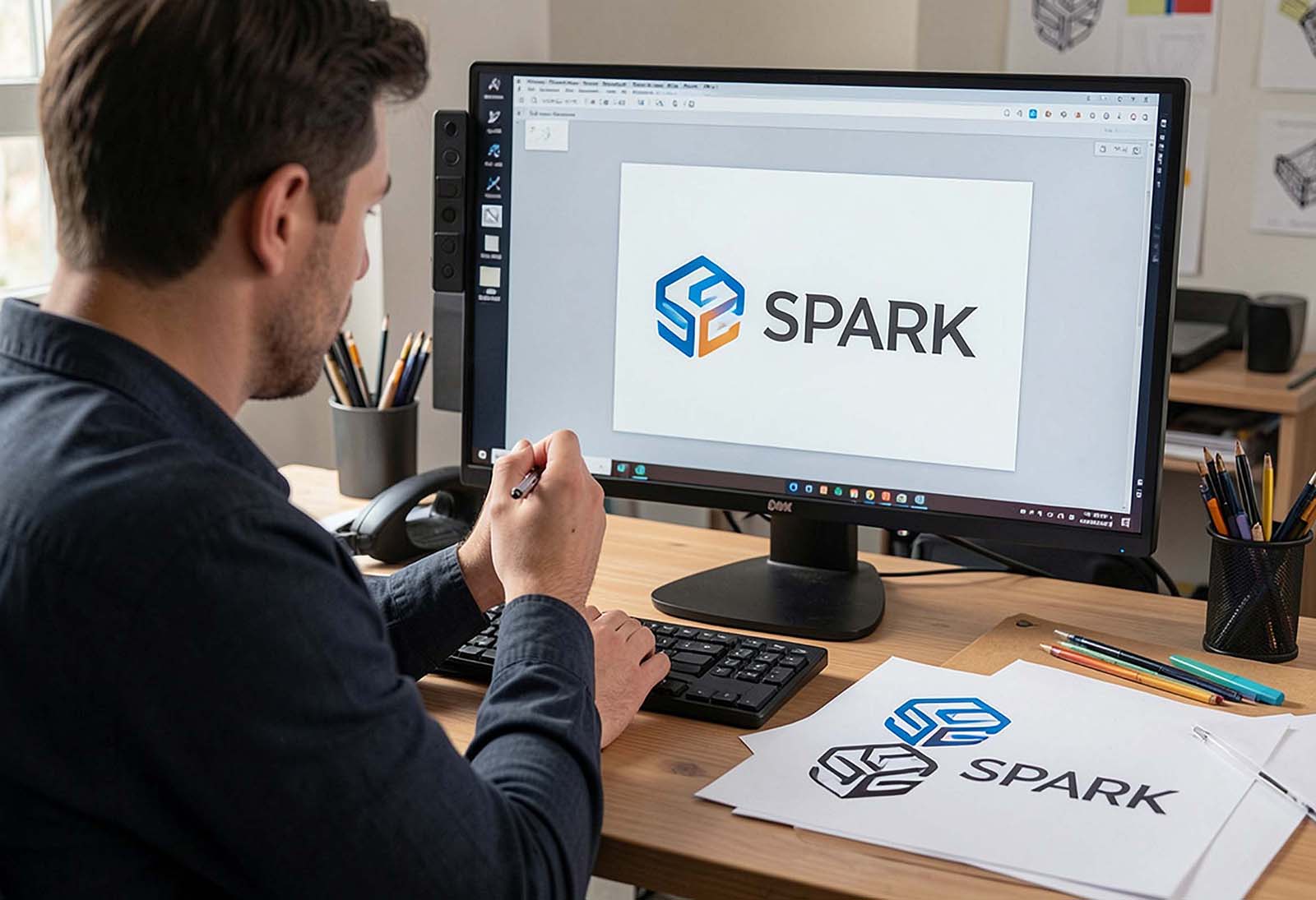 Mount Auburn Indiana Logo Design Services Image
