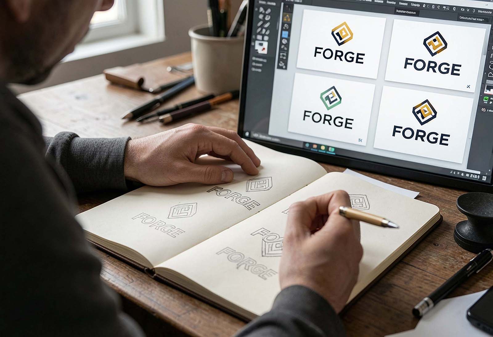 Warner Michigan Logo Design Services Image