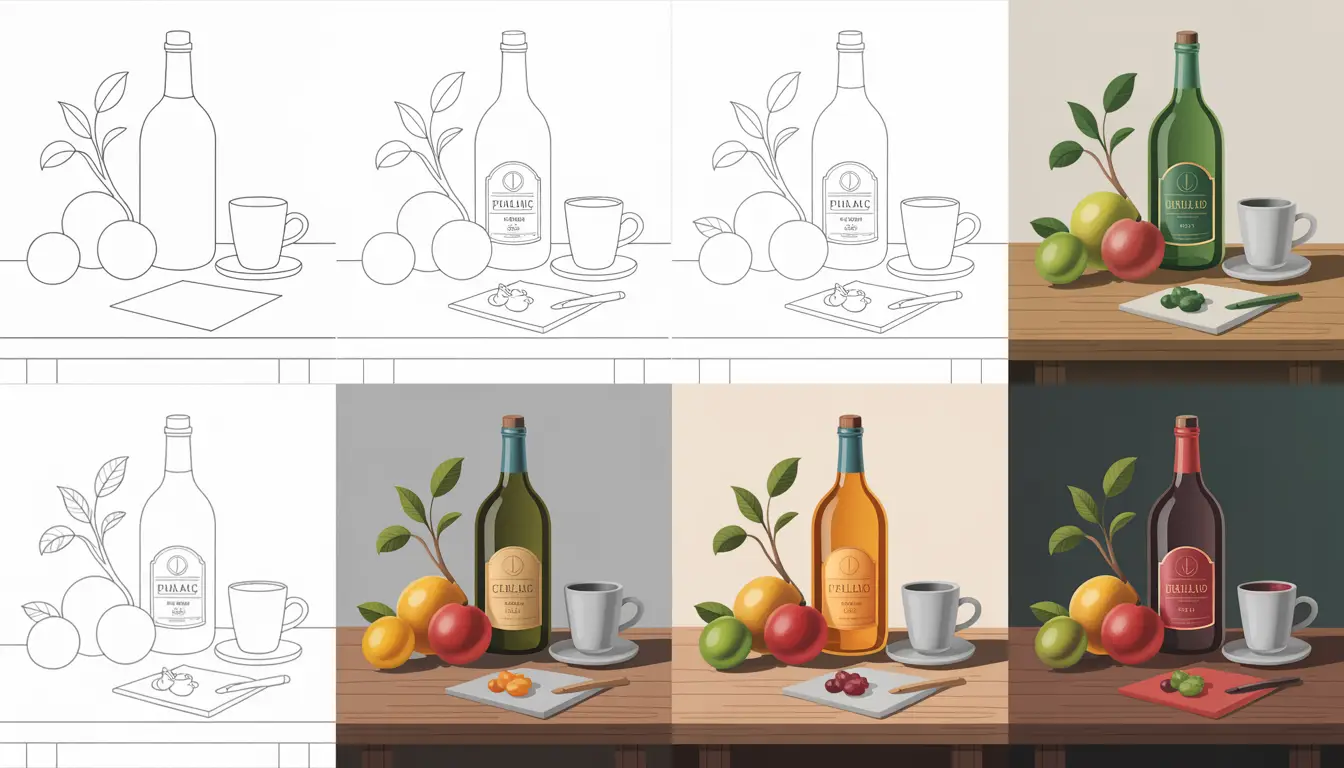 Illustration design portfolio featuring a collection of vibrant and detailed illustrations for a fictitious project, highlighting diverse styles and creative concepts.