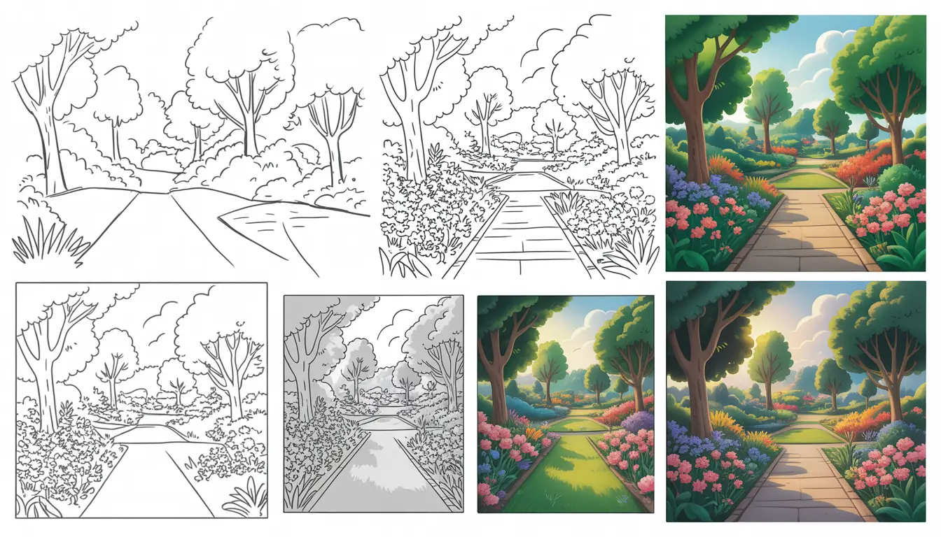 Illustration portfolio featuring detailed and colorful artwork created for a fictitious project, highlighting the artist's creativity and skill in various styles and techniques.