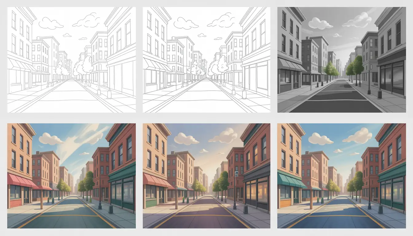 Illustration portfolio featuring detailed and colorful artwork created for a fictitious project, highlighting the artist's creativity and skill in various styles and techniques.