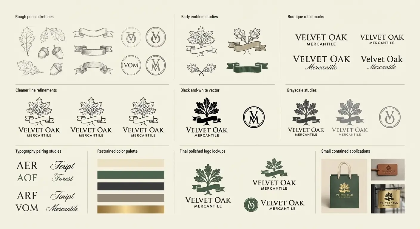 Logo design portfolio image showcasing professional and creative logo design services by Toucan Design, tailored to enhance brand identity and online presence.