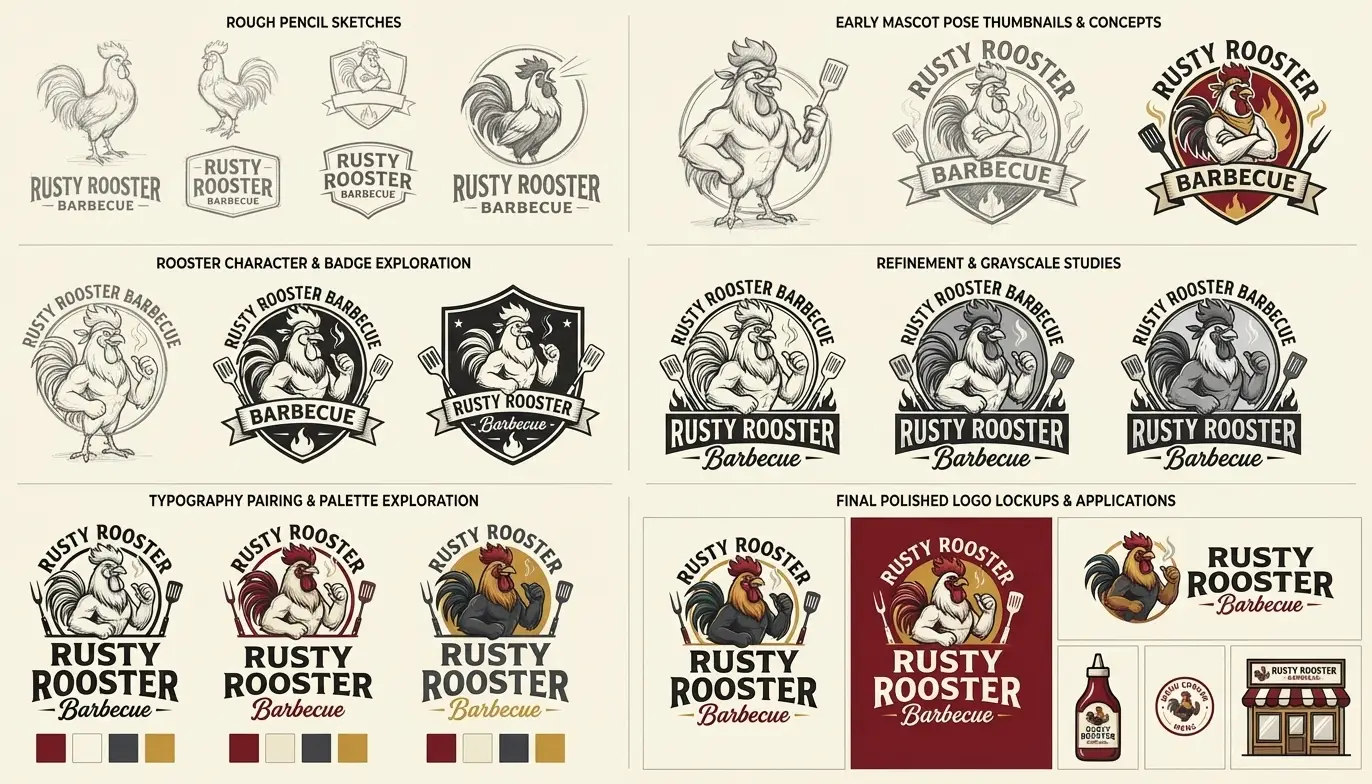 Logo design portfolio image showcasing professional and creative logo design services by Toucan Design, tailored to enhance brand identity and online presence.
