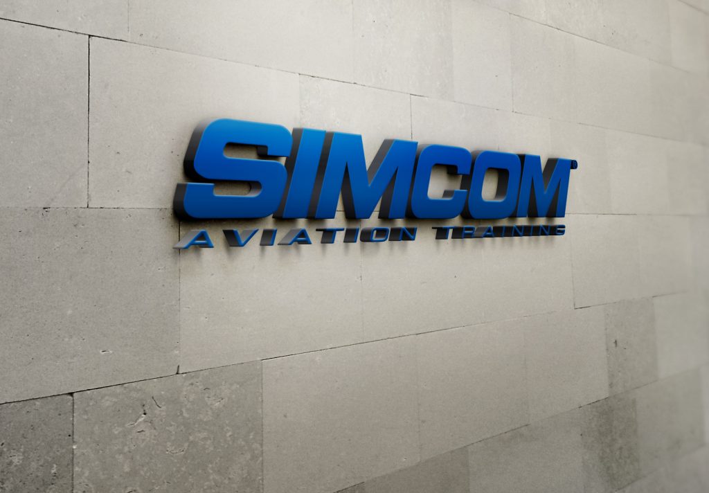 Simcom Express Recurrent Metal Sign Logo Design