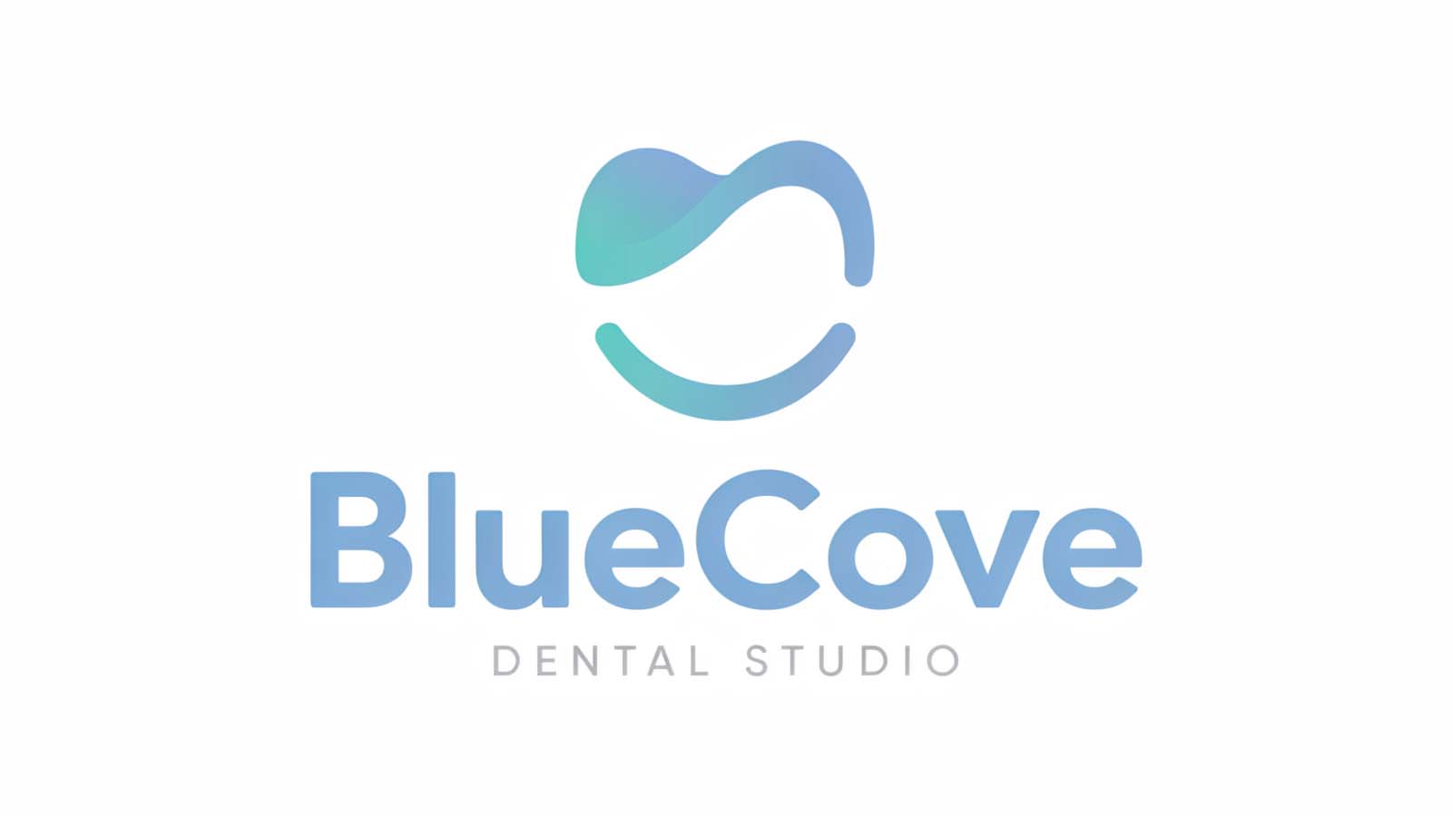 Healthcare logo design with light blue medical-style shield icon