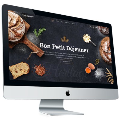 B Bakery Website Design