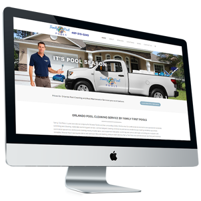 Family First Pools Website Design