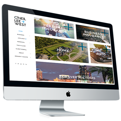 Oneil Lee West Insurance Website Design