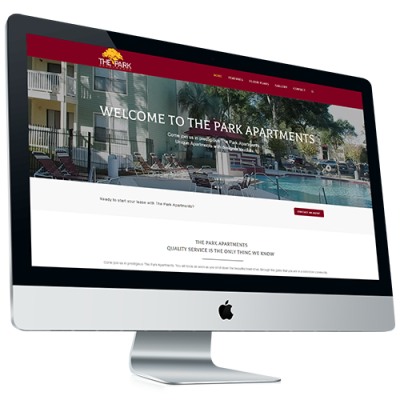 The Park Apartments Website Design